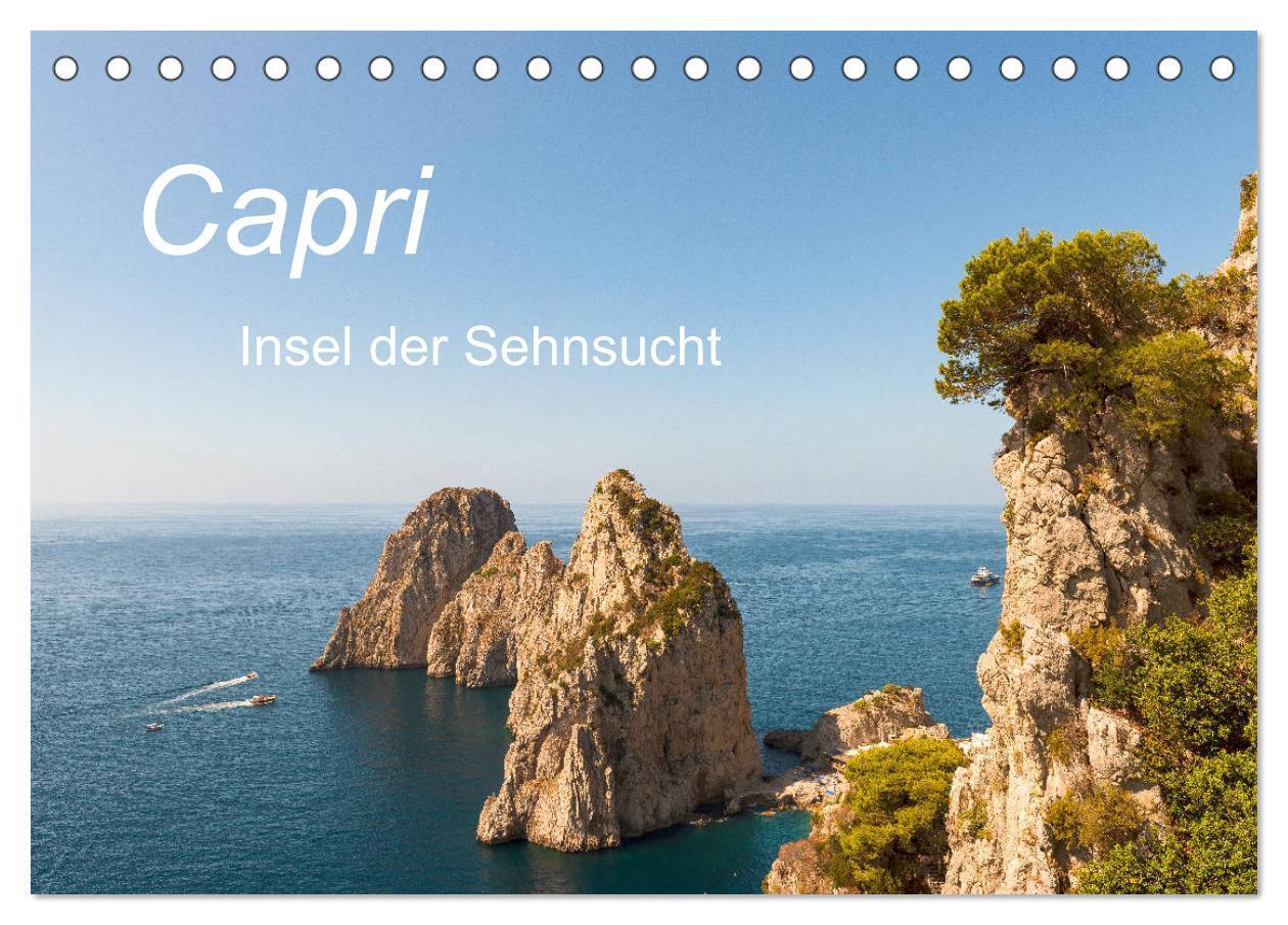 Cover: 9783435210527 | Capri, Insel der Sehnsucht (Tischkalender 2025 DIN A5 quer),...