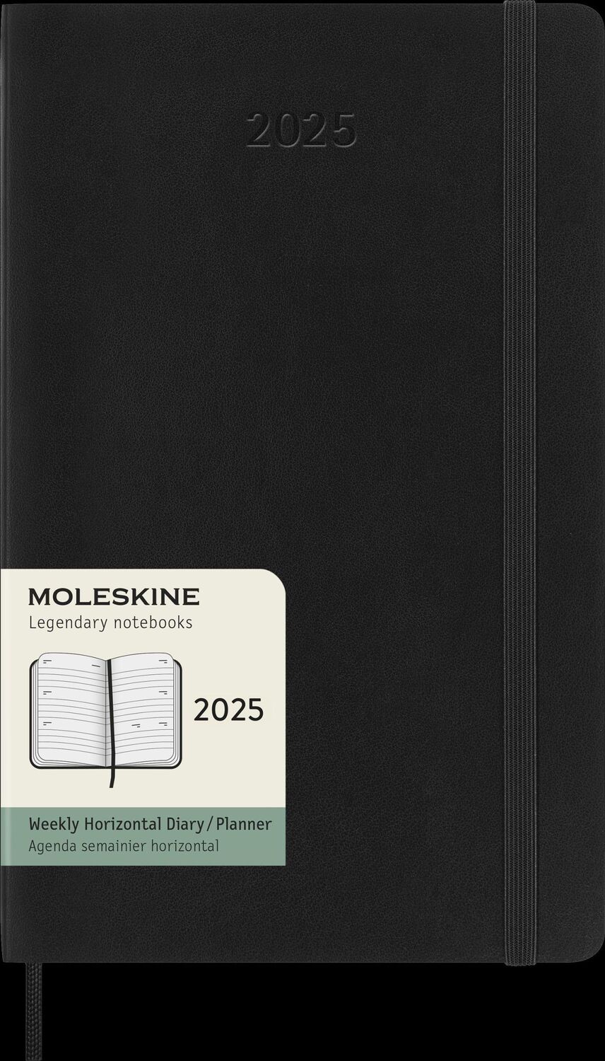 Bild: 8056999270469 | Moleskine 12 Monate Monats Notizkalender 2025, Large/A5, 1 Wo = 2...