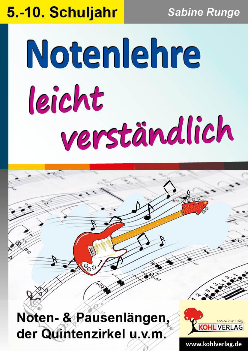 Cover: 9783966240239 | Notenlehre leicht verständlich | Sabine Runge | Taschenbuch | Deutsch