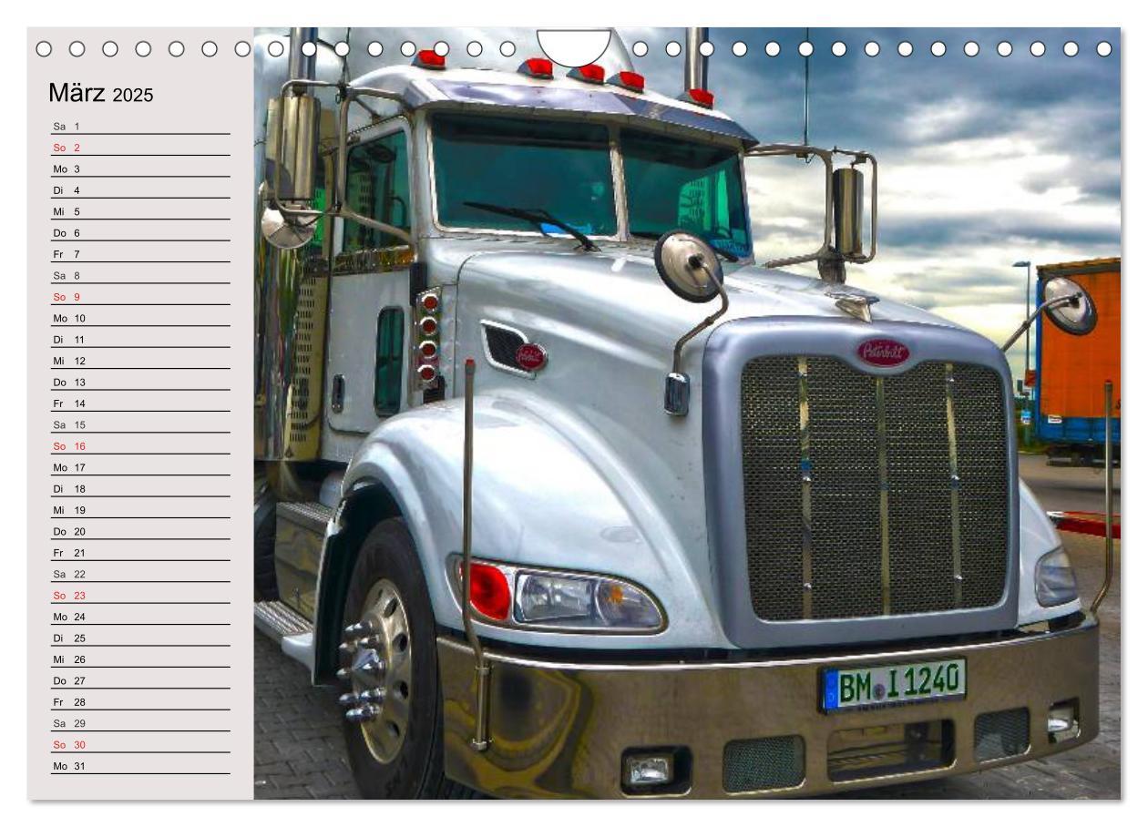 Bild: 9783435484430 | US-Trucks. Faszination Langhauber (Wandkalender 2025 DIN A4 quer),...