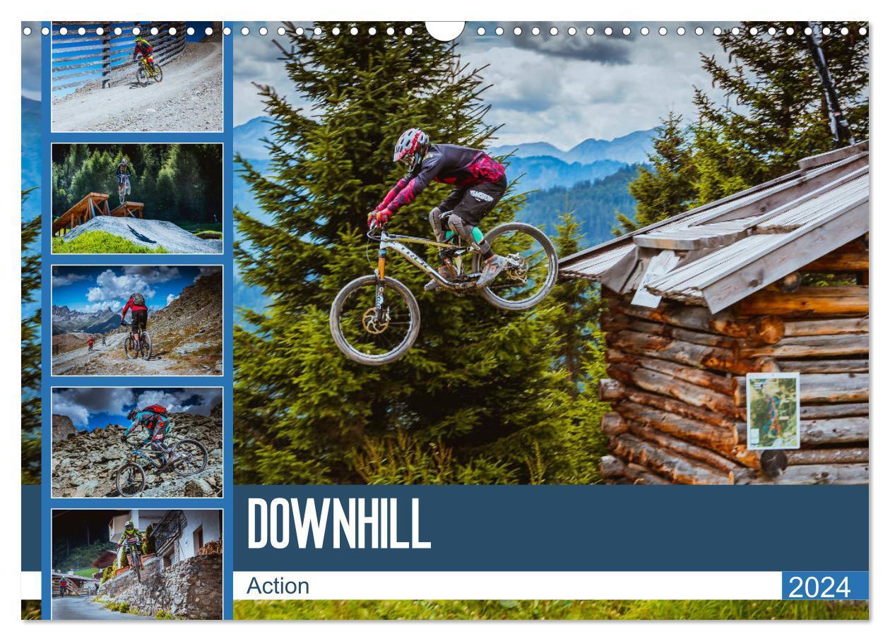 Cover: 9783383220029 | Downhill Action (Wandkalender 2024 DIN A3 quer), CALVENDO...