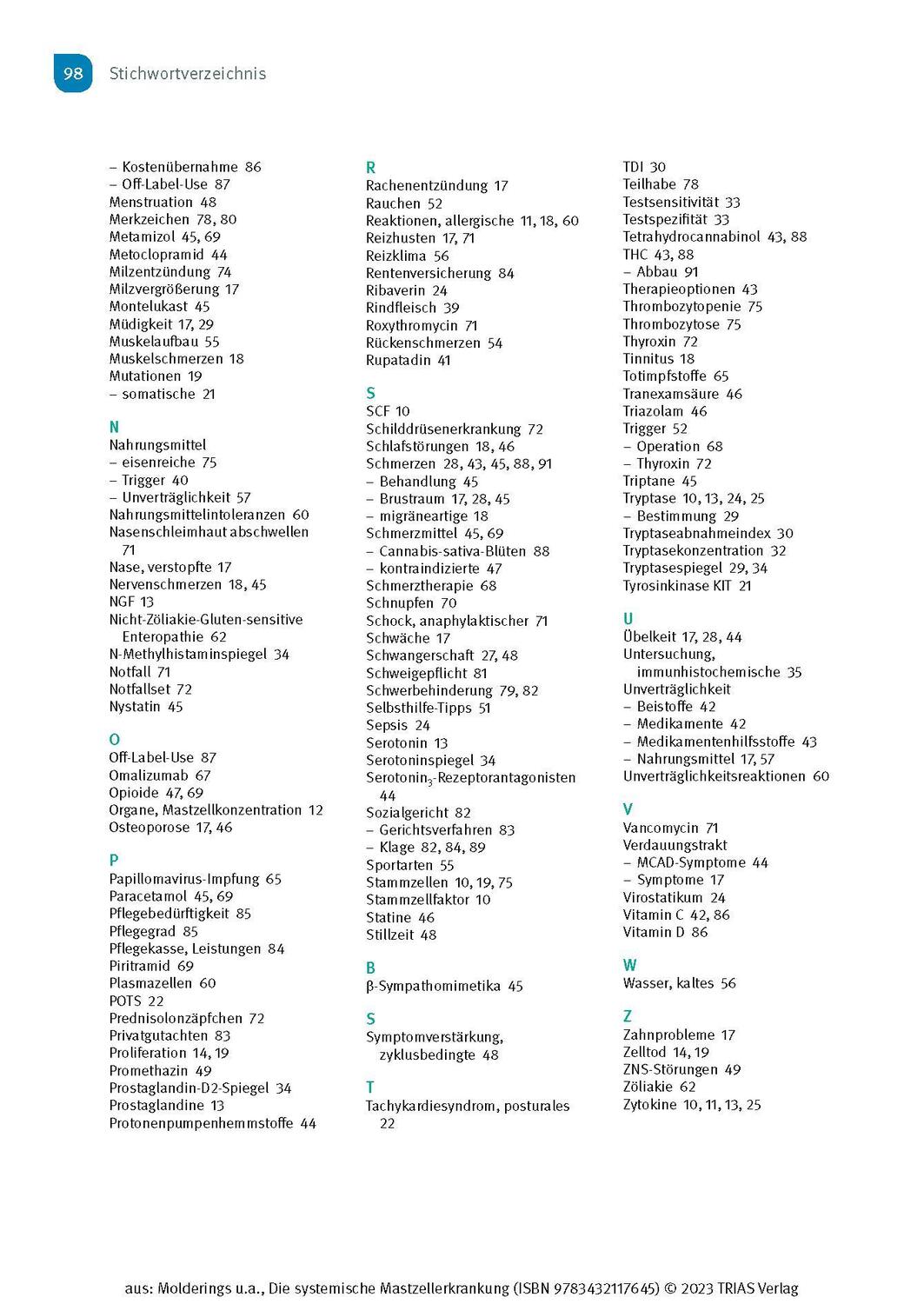 Bild: 9783432117645 | Die systemische Mastzellerkrankung | Gerhard J. Molderings (u. a.)