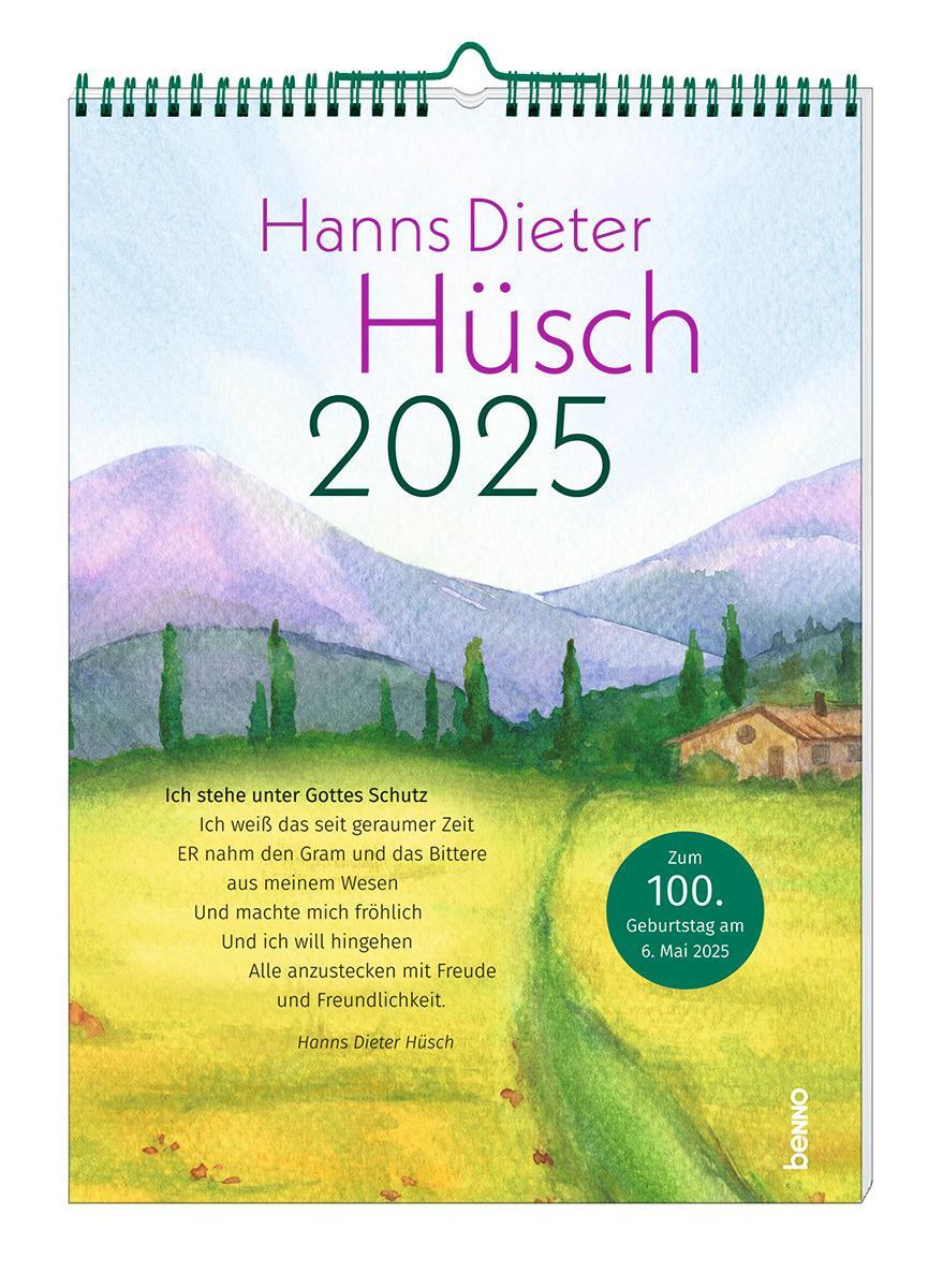 Cover: 9783746265254 | Hanns Dieter Hüsch 2025 | Ich stehe unter Gottes Schutz | Kalender