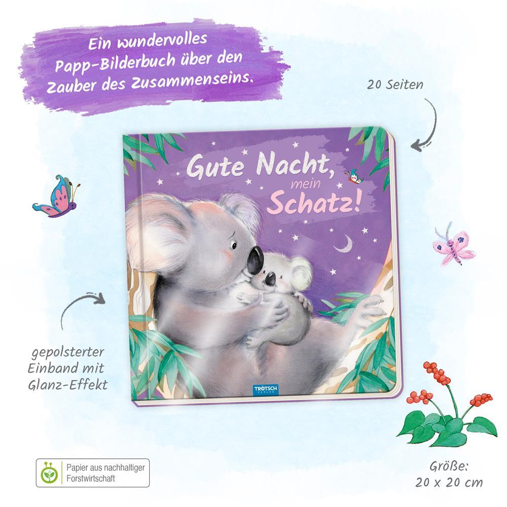 Bild: 9783965528741 | Trötsch Pappenbuch Gute Nacht, mein Schatz! | Co.KG | Buch | 20 S.