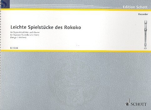 Cover: 9790001059695 | Leichte Spielmusik Rokoko | Buch | Schott Music | EAN 9790001059695