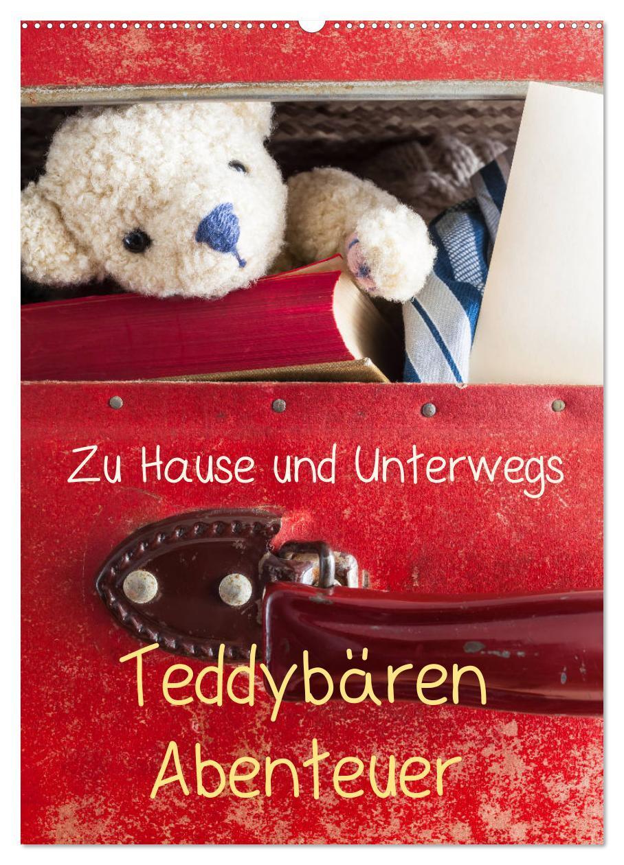 Cover: 9783675884236 | Teddybären Abenteuer - Zu Hause und Unterwegs (Wandkalender 2024...