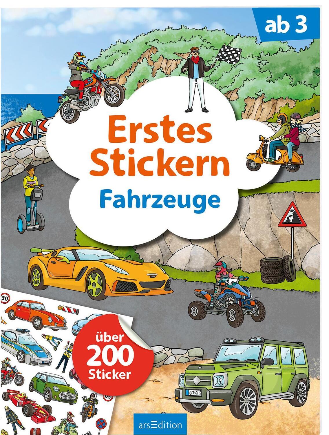 Cover: 9783845831855 | Erstes Stickern Fahrzeuge | Über 200 Sticker | Taschenbuch | 24 S.