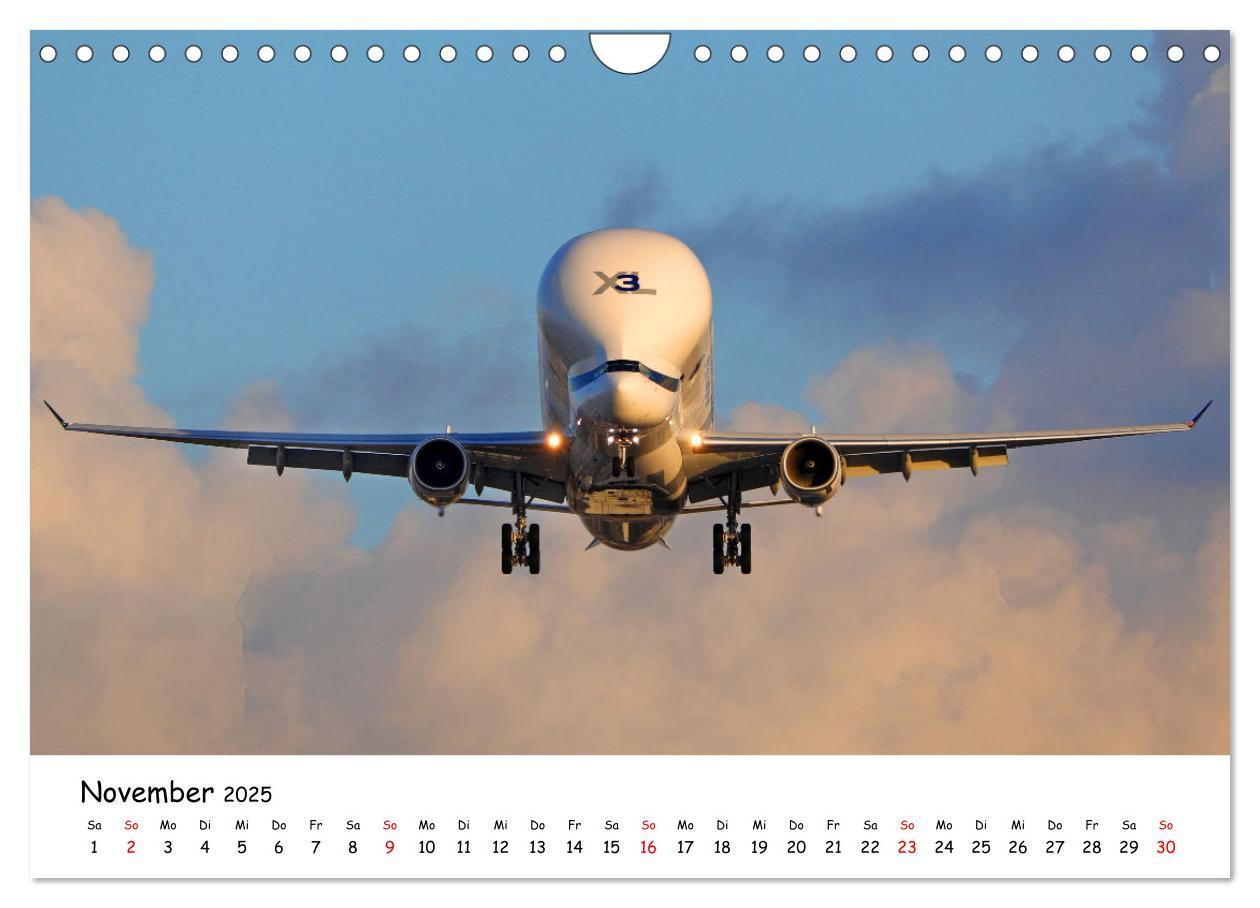 Bild: 9783435070701 | Flugzeuge am blauen Himmel (Wandkalender 2025 DIN A4 quer),...