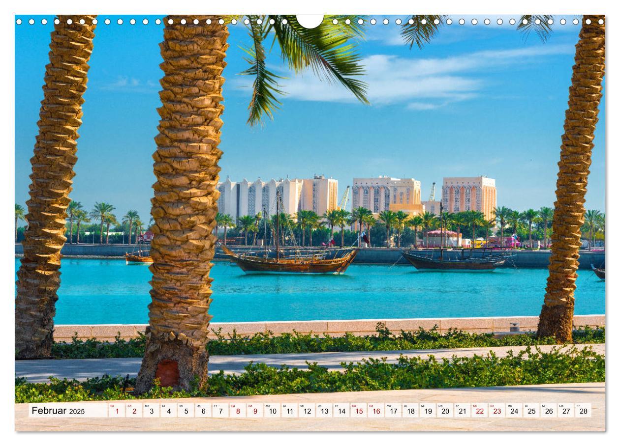 Bild: 9783435141944 | Doha - Hauptstadt von Katar (Wandkalender 2025 DIN A3 quer),...