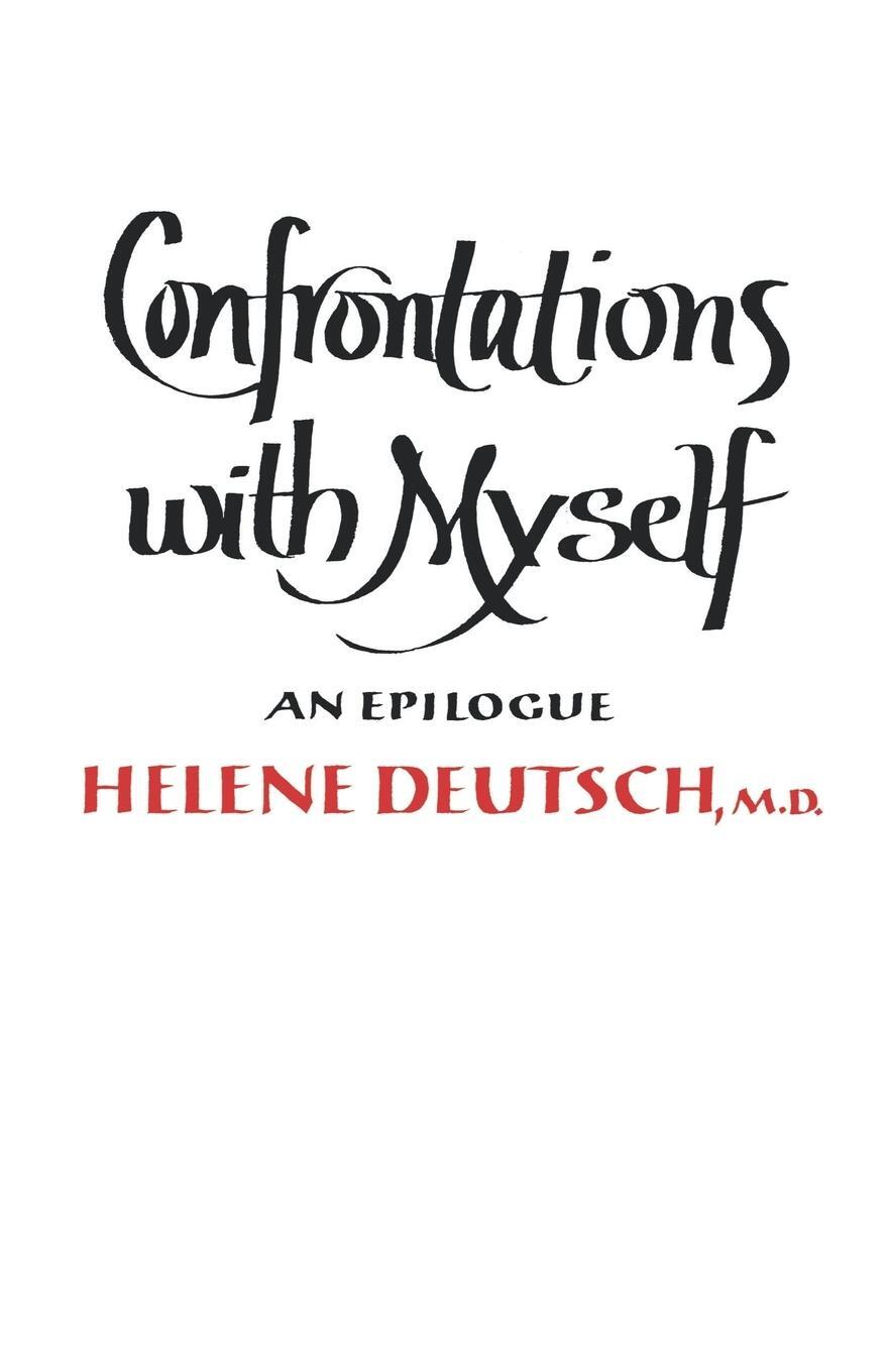 Cover: 9780393336412 | Confrontations with Myself | An Epilogue | Helene Deutsch | Buch