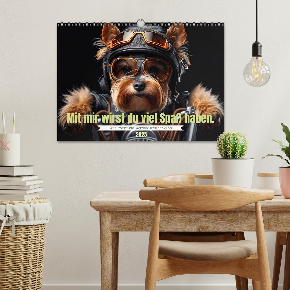 Bild: 9783383920219 | Der humoristische Yorkshire Terrier Kalender (Wandkalender 2025 DIN...