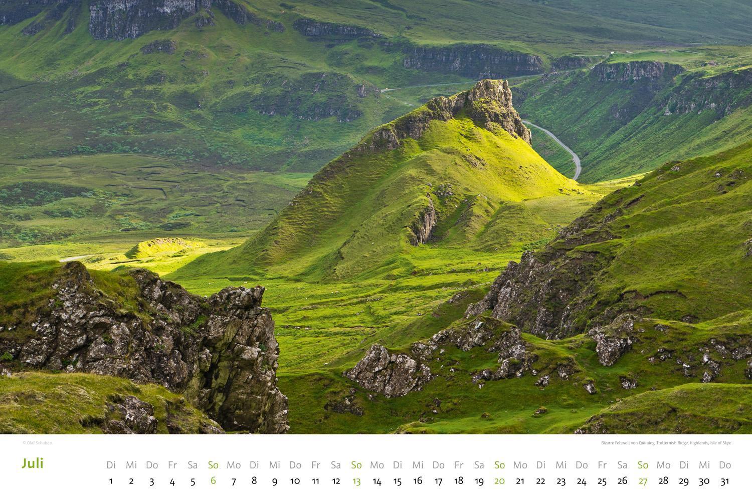 Bild: 9783938916537 | Schottland 2025 | Olaf Schubert | Kalender | Spiralbindung | Deutsch