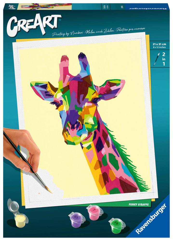 Cover: 4005556289936 | Ravensburger Malen nach Zahlen 28993 - Funky Giraffe - ab 12 Jahren