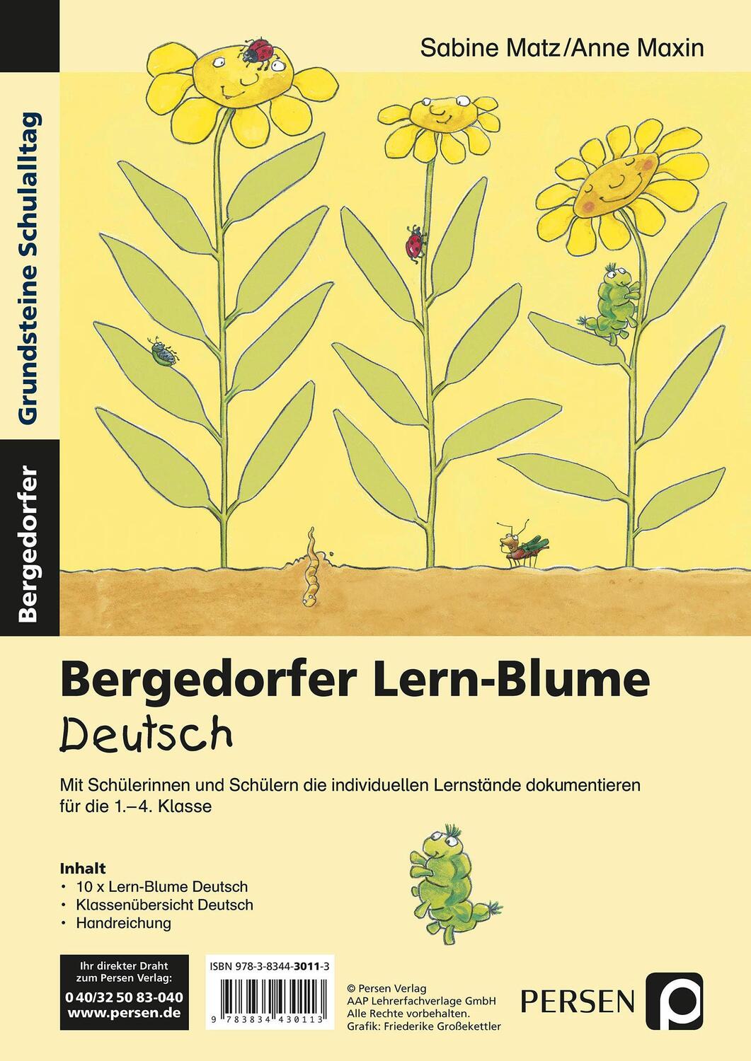 Cover: 9783834430113 | Bergedorfer Lern-Blume Deutsch | 1. bis 4. Klasse | Matz (u. a.)