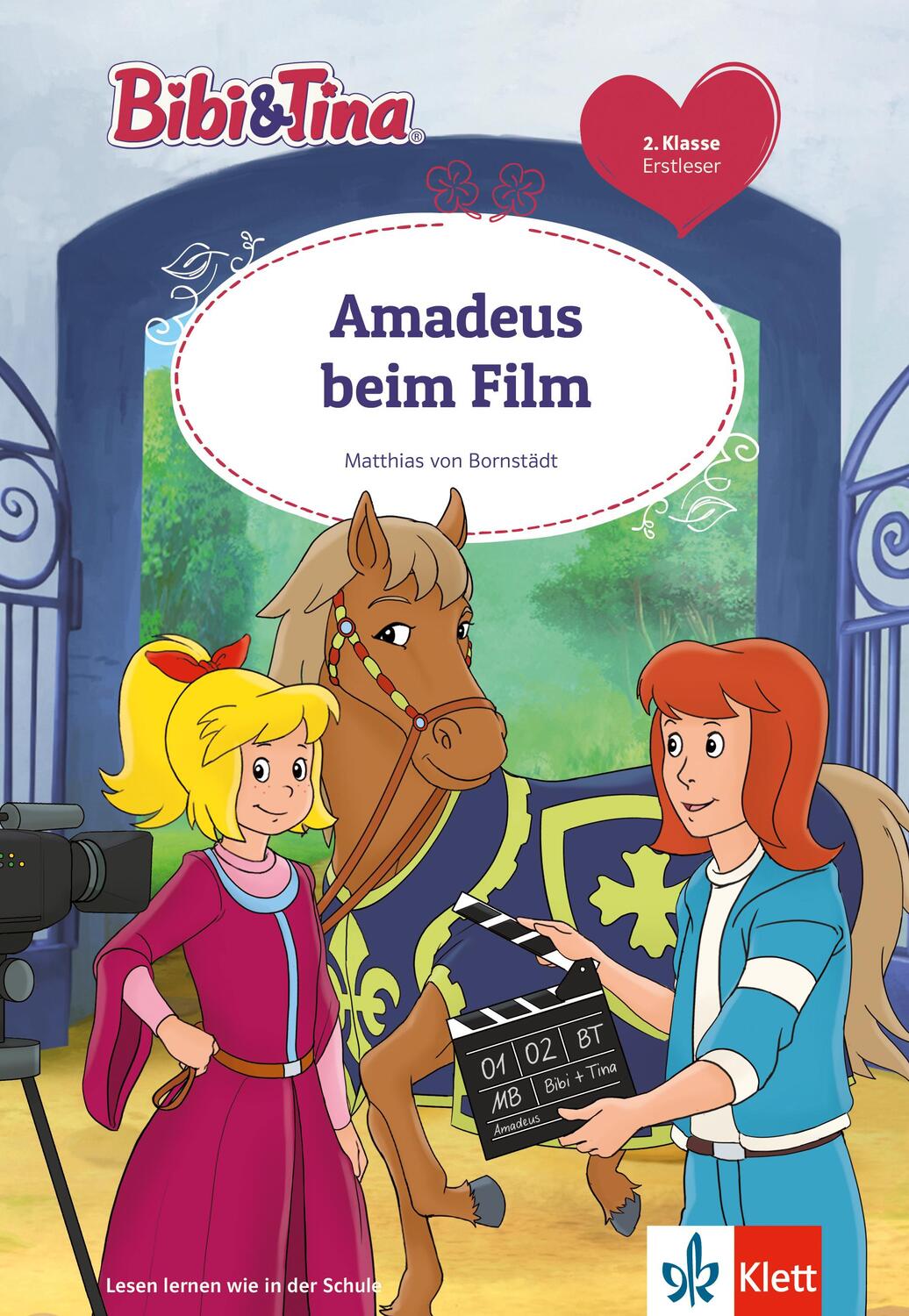 Cover: 9783129496411 | Bibi & Tina: Amadeus beim Film | Erstleser 2. Klasse, ab 7 Jahren