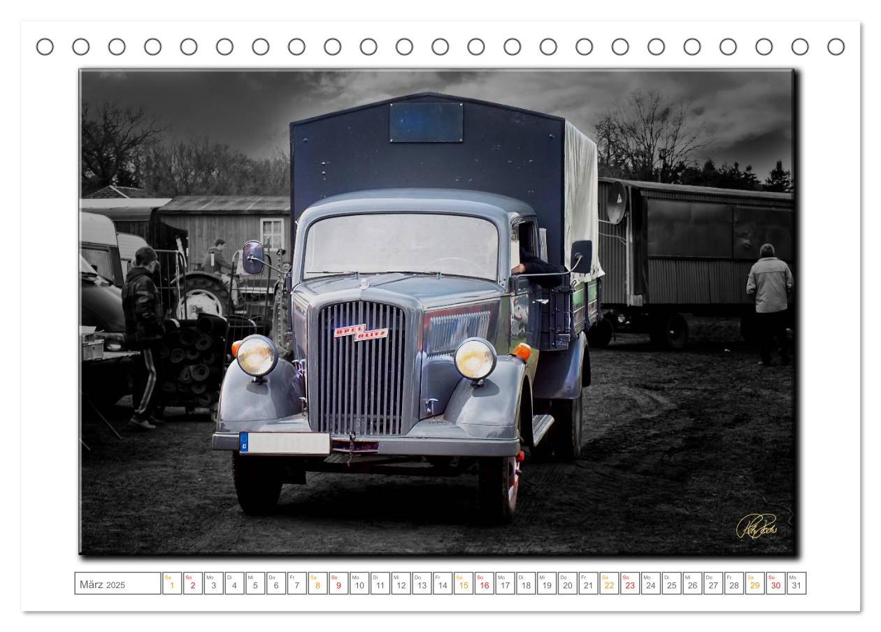 Bild: 9783435629893 | Oldtimer - nostalgische Traktoren und Lastwagen (Tischkalender 2025...