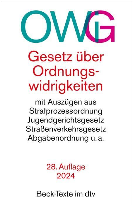 Cover: 9783423531993 | Gesetz über Ordnungswidrigkeiten | Taschenbuch | 302 S. | Deutsch