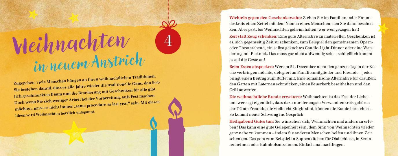 Bild: 9783780632197 | Die 24-Tage-Anti-Stress-Challenge im Advent | Jutta Oster | Kalender