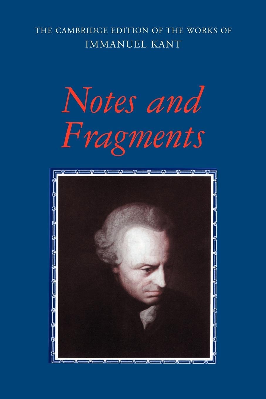 Cover: 9780521153515 | Notes and Fragments | Immanuel Kant | Taschenbuch | Paperback | 2010