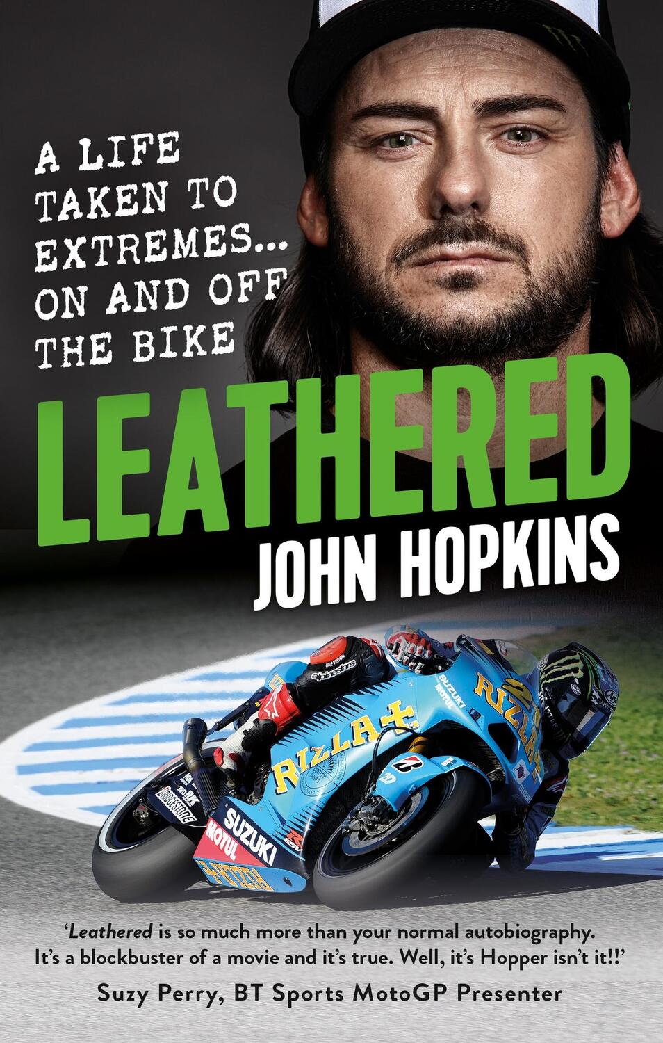 Cover: 9781788403283 | Leathered | A life taken to extremes... on and off the bike | Hopkins