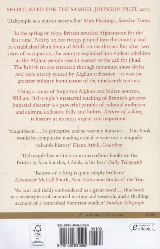 Rückseite: 9781408831595 | Return of a King | The Battle for Afghanistan | William Dalrymple