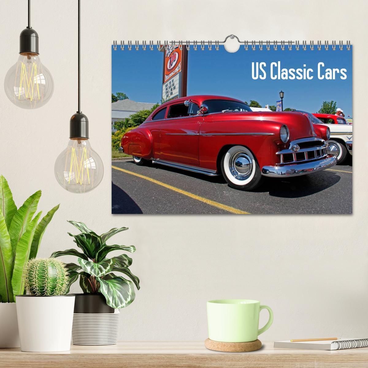 Bild: 9781325977161 | US Classic Cars (Wall Calendar 2025 DIN A4 landscape), CALVENDO 12...