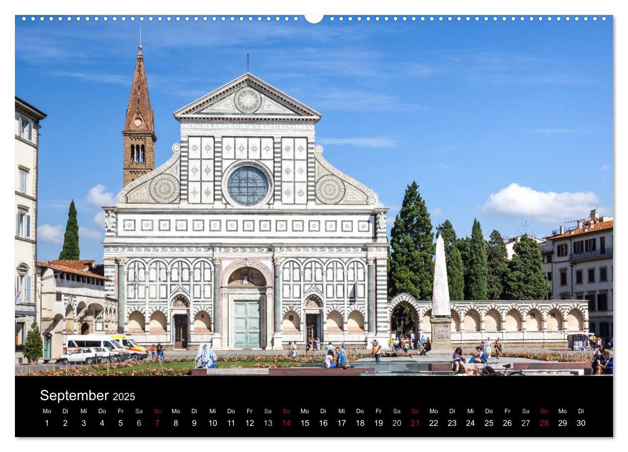 Bild: 9783435720941 | Florenz (hochwertiger Premium Wandkalender 2025 DIN A2 quer),...