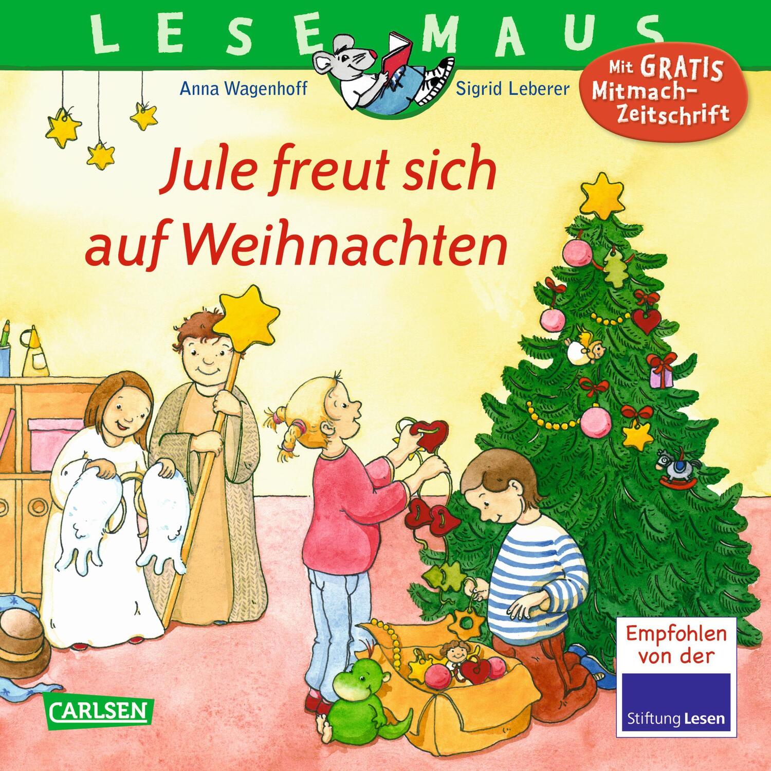 Cover: 9783551084613 | LESEMAUS 161: Jule freut sich auf Weihnachten | Anna Wagenhoff | Buch