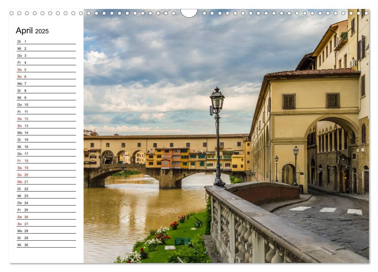 Bild: 9783435455553 | Impressionen aus FLORENZ (Wandkalender 2025 DIN A3 quer), CALVENDO...