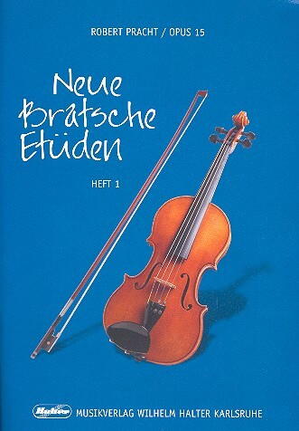 Cover: 9990051754087 | Neue Bratsche-Etüden op.15 Band 1 | Robert Pracht | EAN 9990051754087