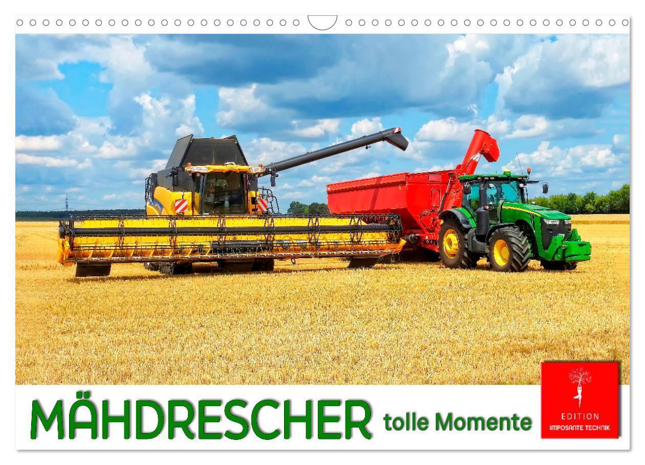 Cover: 9783383827990 | Mähdrescher - tolle Momente (Wandkalender 2025 DIN A3 quer),...