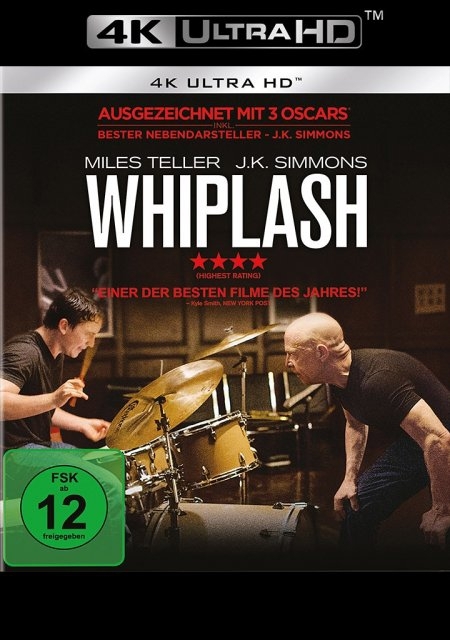 Cover: 4030521758131 | Whiplash | 4K Ultra HD Blu-ray | Damien Chazelle | 2020