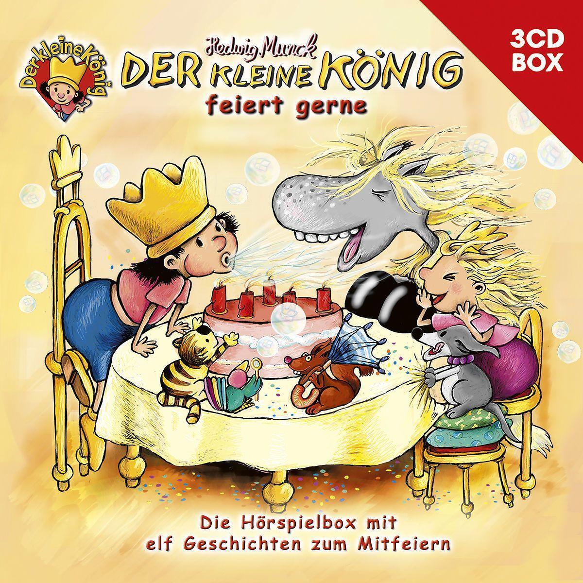 Cover: 602445414048 | Der kleine König (02)... feiert gerne (3-CD Hörspielbox) | Audio-CD
