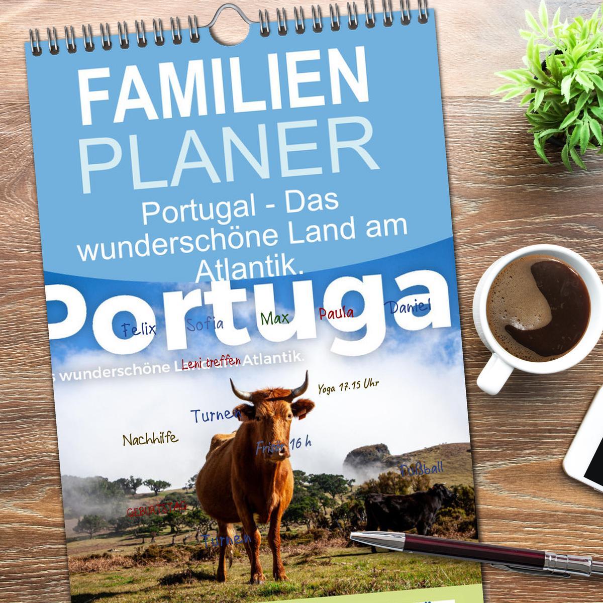 Bild: 9783457100448 | Familienplaner 2025 - Portugal - Das wunderschöne Land am Atlantik....