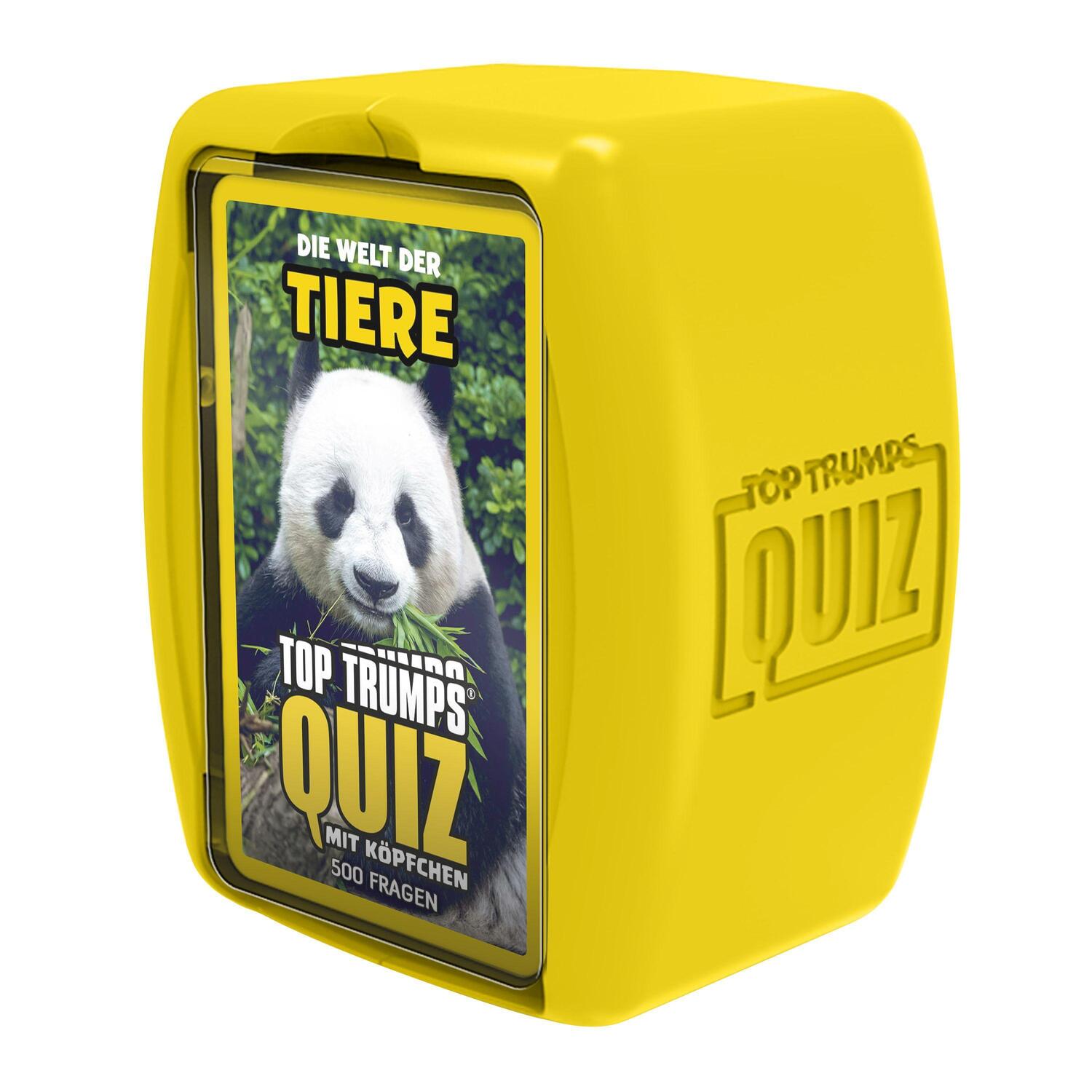 Cover: 4035576047339 | Top Trumps Quiz Welt der Tiere | Spiel | Brettspiel | Deutsch | 2021