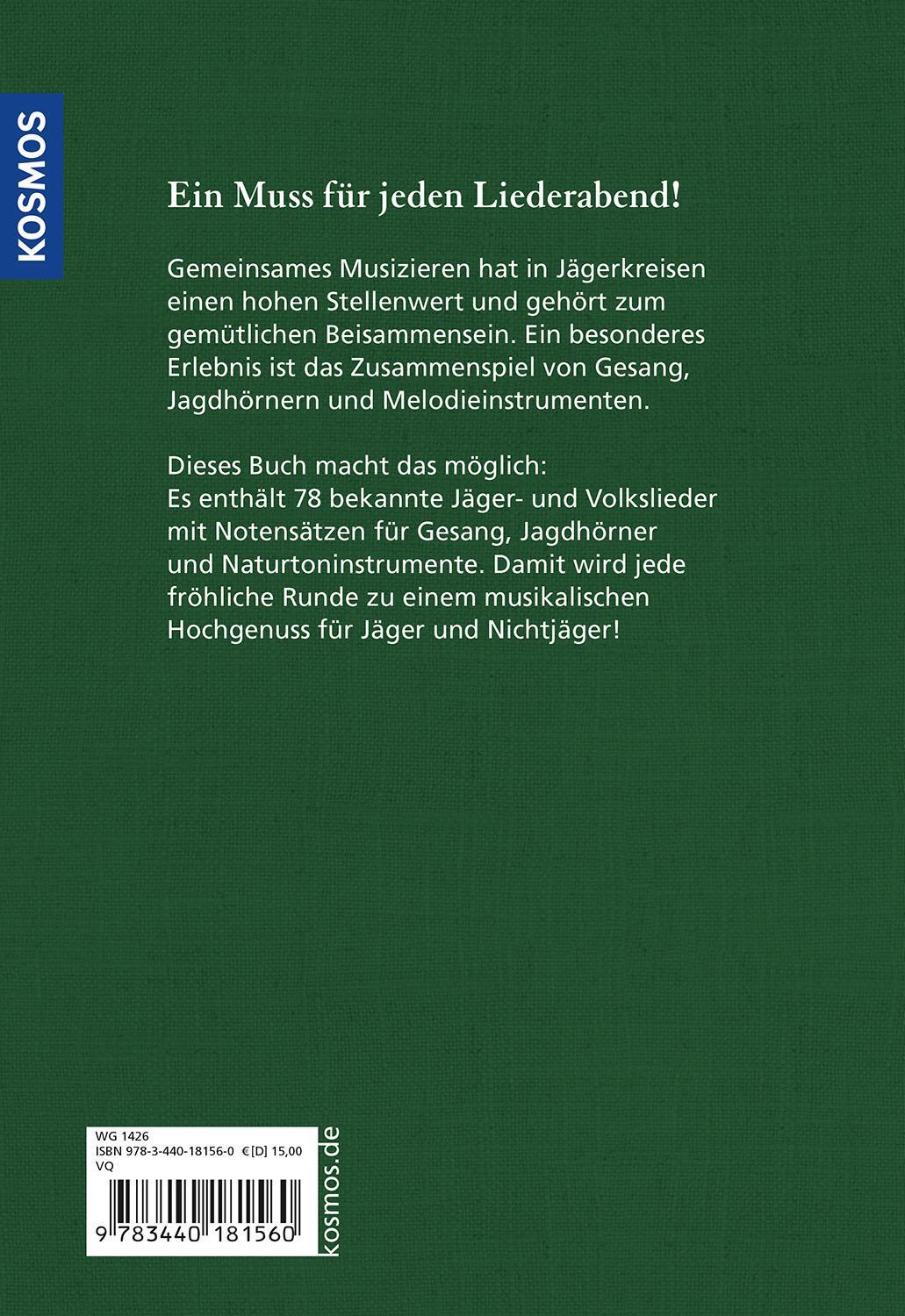 Rückseite: 9783440181560 | Die schönsten Jäger- und Volkslieder | Wilfried Binnewies | Buch