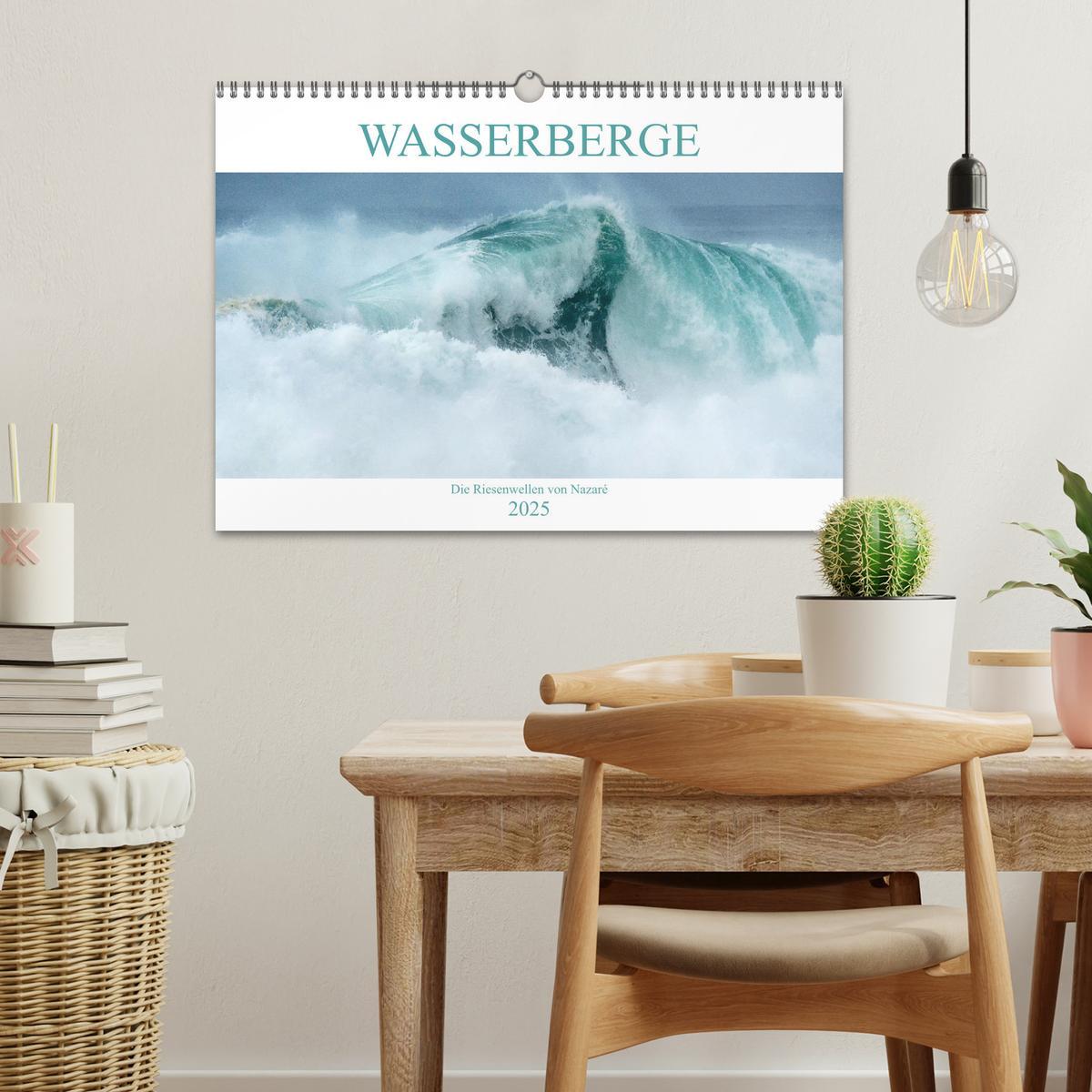 Bild: 9783435158188 | WASSERBERGE - Die Riesenwellen von Nazaré (Wandkalender 2025 DIN A3...