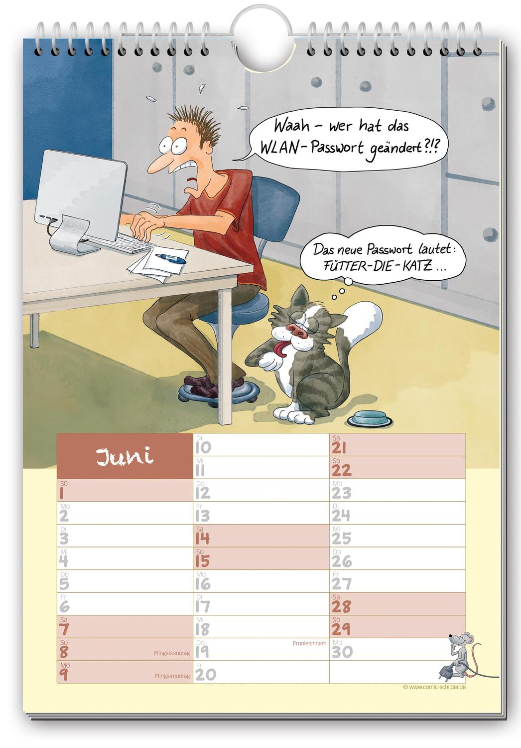 Bild: 9783982447766 | KAtzeLENDER 2025 | Der Comic-Kalender für alle Dosenöffner | Kalender