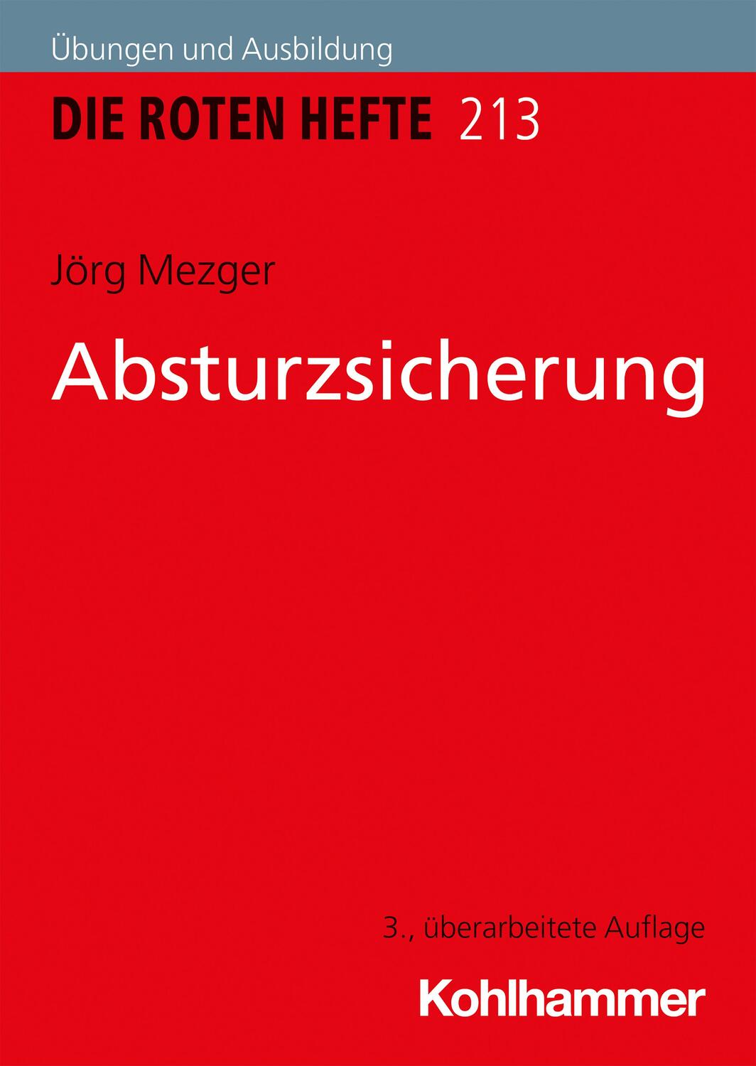 Cover: 9783170386037 | Absturzsicherung | Jörg Mezger | Taschenbuch | Deutsch | 2021
