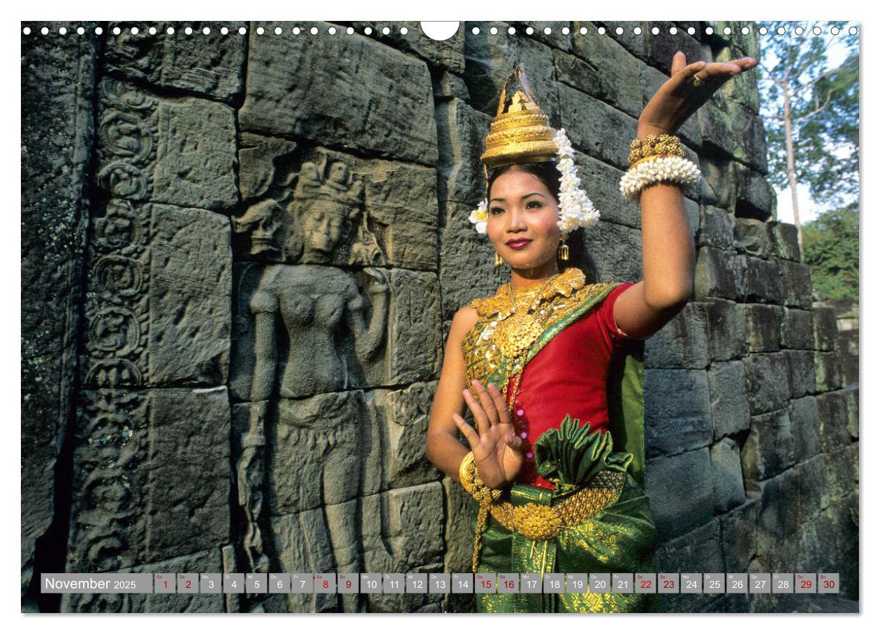 Bild: 9783435078738 | KAMBODSCHA - Im Reich der Khmer (Wandkalender 2025 DIN A3 quer),...