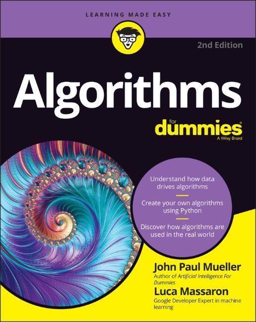 Cover: 9781119869986 | Algorithms for Dummies | John Paul Mueller (u. a.) | Taschenbuch