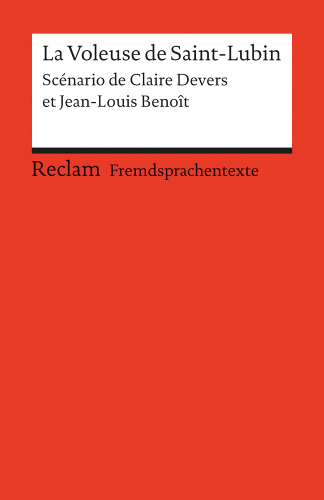 Cover: 9783150091258 | La Voleuse de Saint-Lubin | Scenario. Text in französ. Sprache | Buch