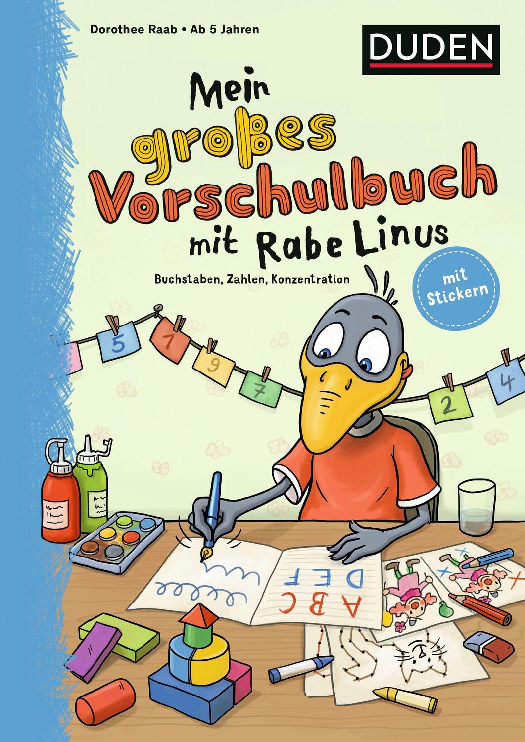 Cover: 9783411872350 | Mein großes Vorschulbuch mit Rabe Linus | Dorothee Raab | Taschenbuch