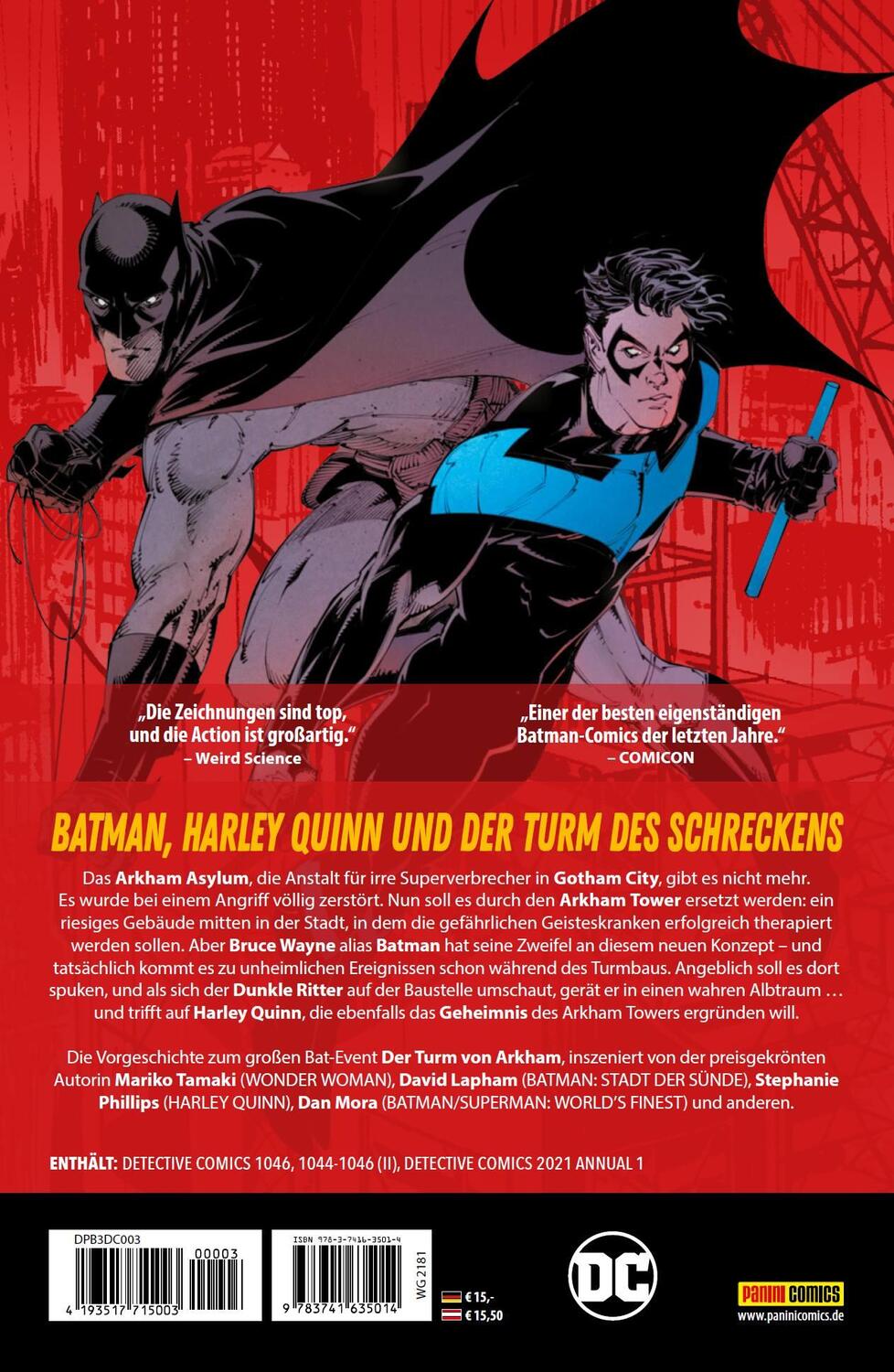Rückseite: 9783741635014 | Batman - Detective Comics | Bd. 3 (3. Serie) | Taschenbuch | 124 S.