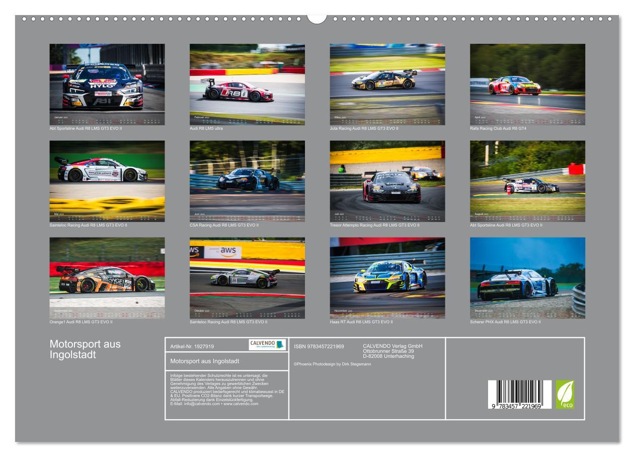 Bild: 9783457221969 | Motorsport aus Ingolstadt (hochwertiger Premium Wandkalender 2025...