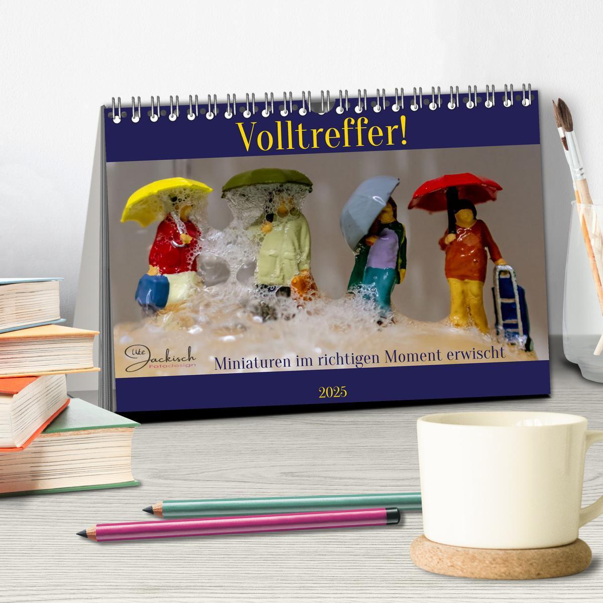 Bild: 9783383778438 | Volltreffer! (Tischkalender 2025 DIN A5 quer), CALVENDO Monatskalender