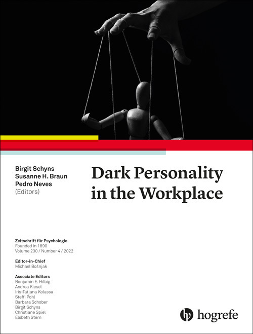 Cover: 9780889376267 | Dark Personality in the Workplace | Birgit Schyns (u. a.) | Buch | IV