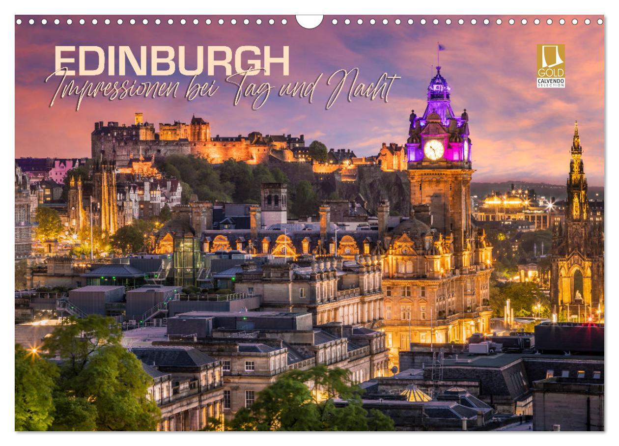 Cover: 9783383963353 | EDINBURGH Impressionen bei Tag und Nacht (Wandkalender 2025 DIN A3...