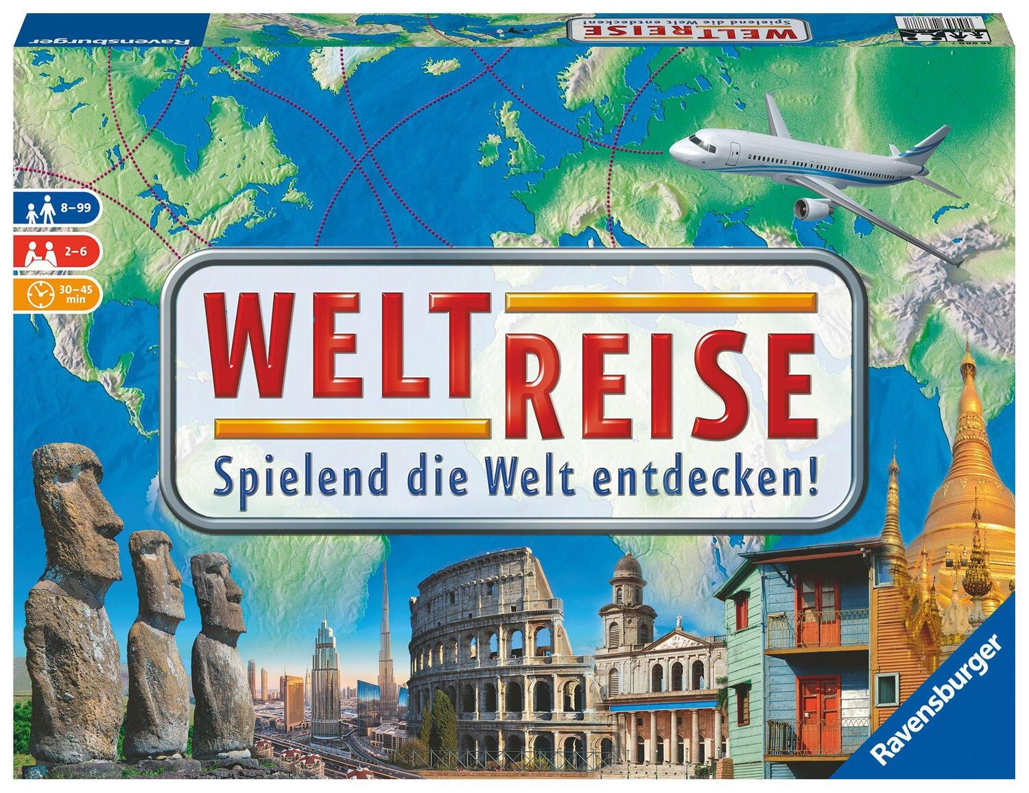 Cover: 4005556268887 | Weltreise | Spielend die Welt entdecken! | Spiel | Deutsch | 2020