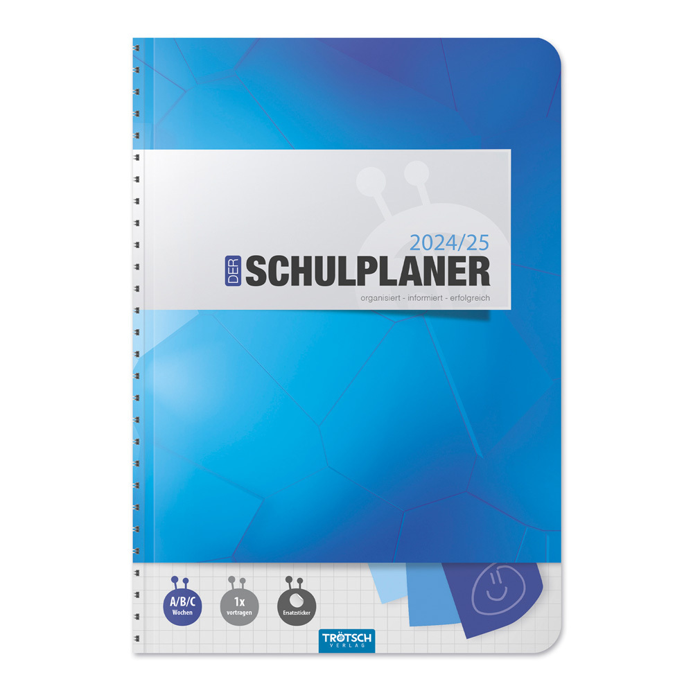 Cover: 9783988023100 | Trötsch Schulplaner Blau 24/25 | Trötsch Verlag GmbH &amp; Co.KG | Buch